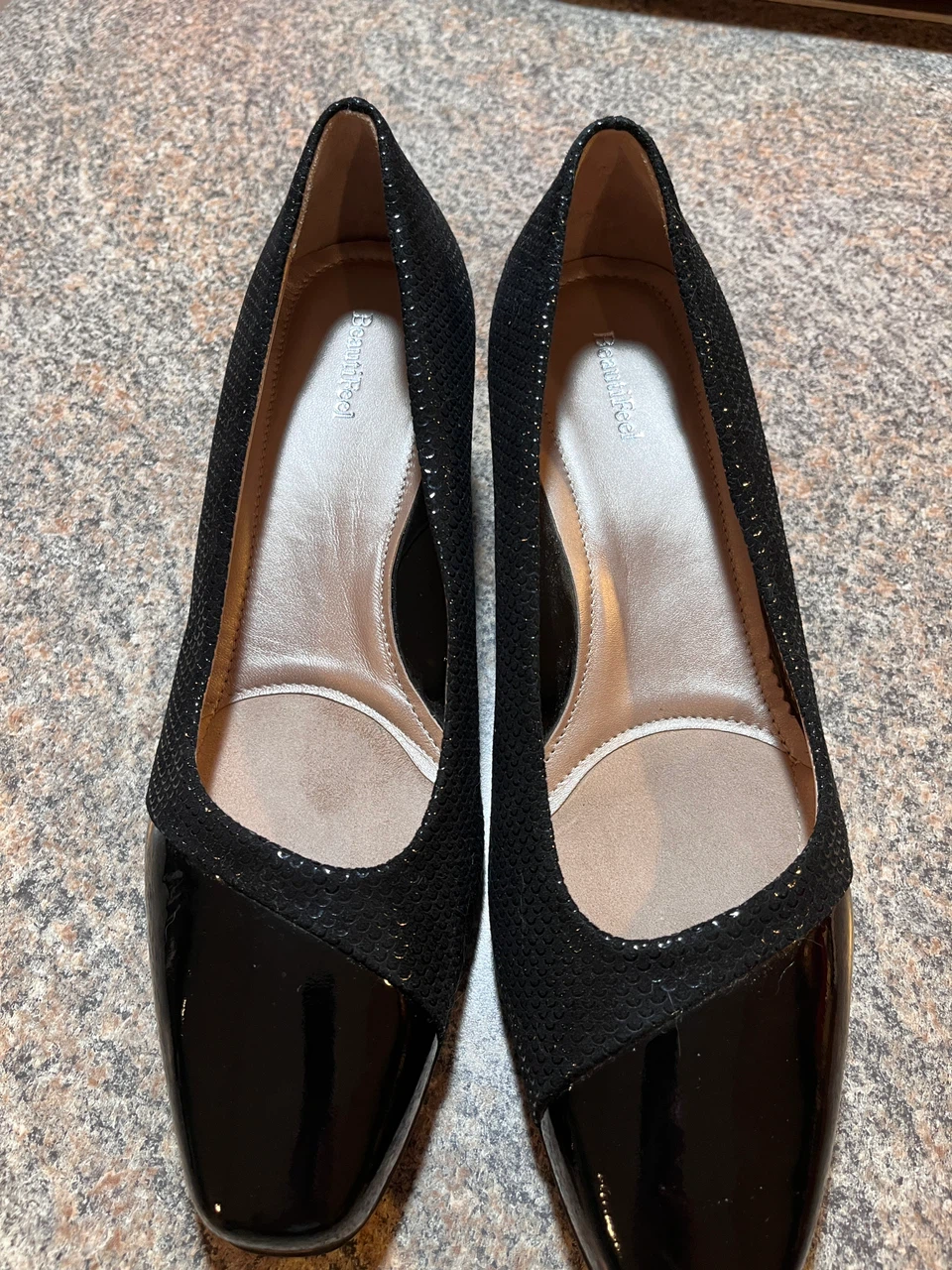 BeautiFeel Black Leather Heels
