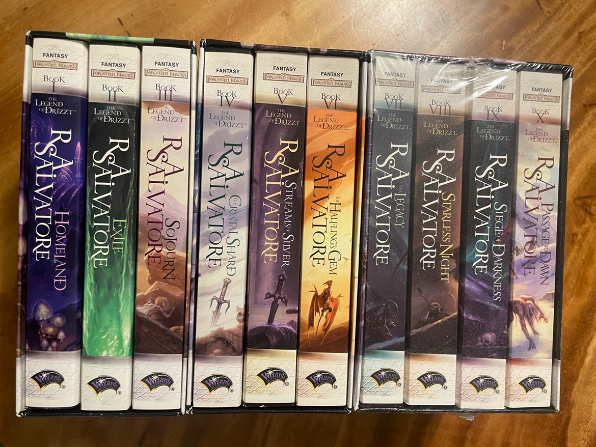 Legend of Drizzt Book Sets I, II, and III