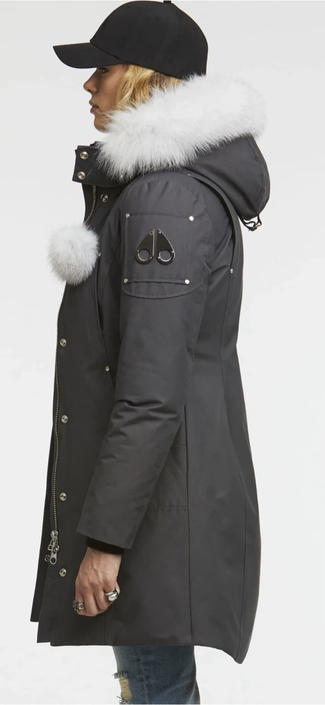 WOMENS DOWN *PARKA STIRLING - GRANITE/NATURAL- Size Small