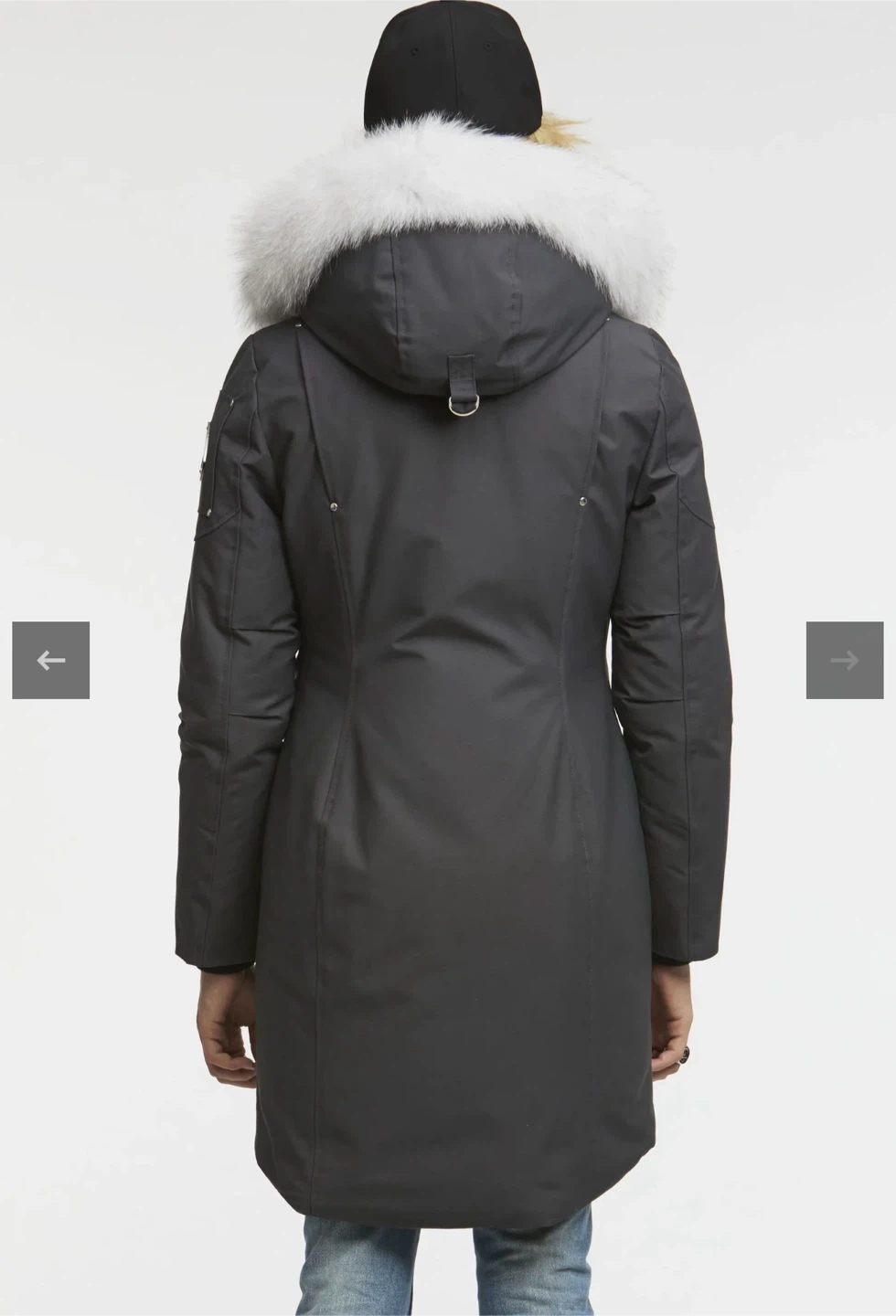 WOMENS DOWN *PARKA STIRLING - GRANITE/NATURAL- Size Small - photo 2