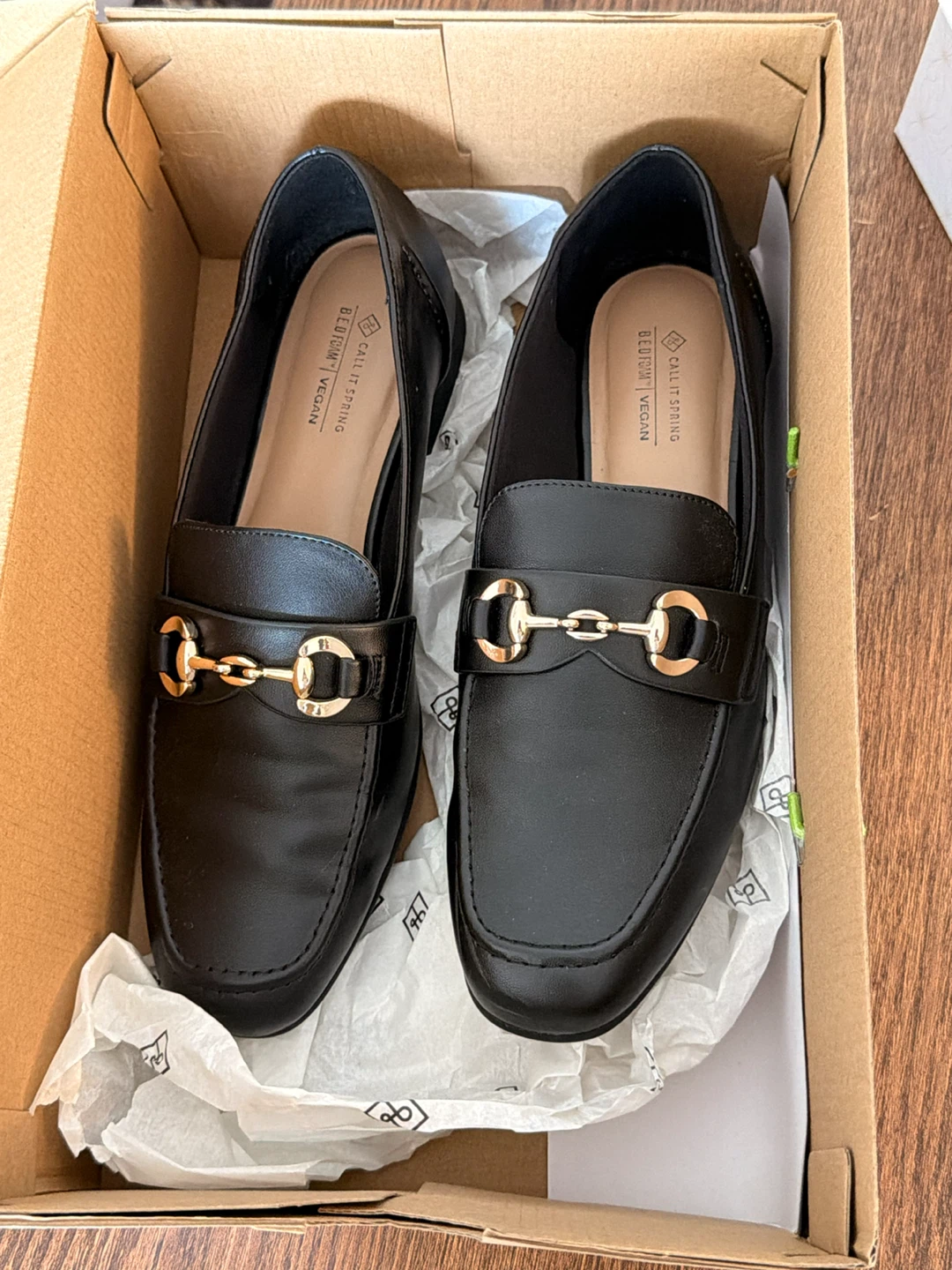 Call It Spring Black Loafers