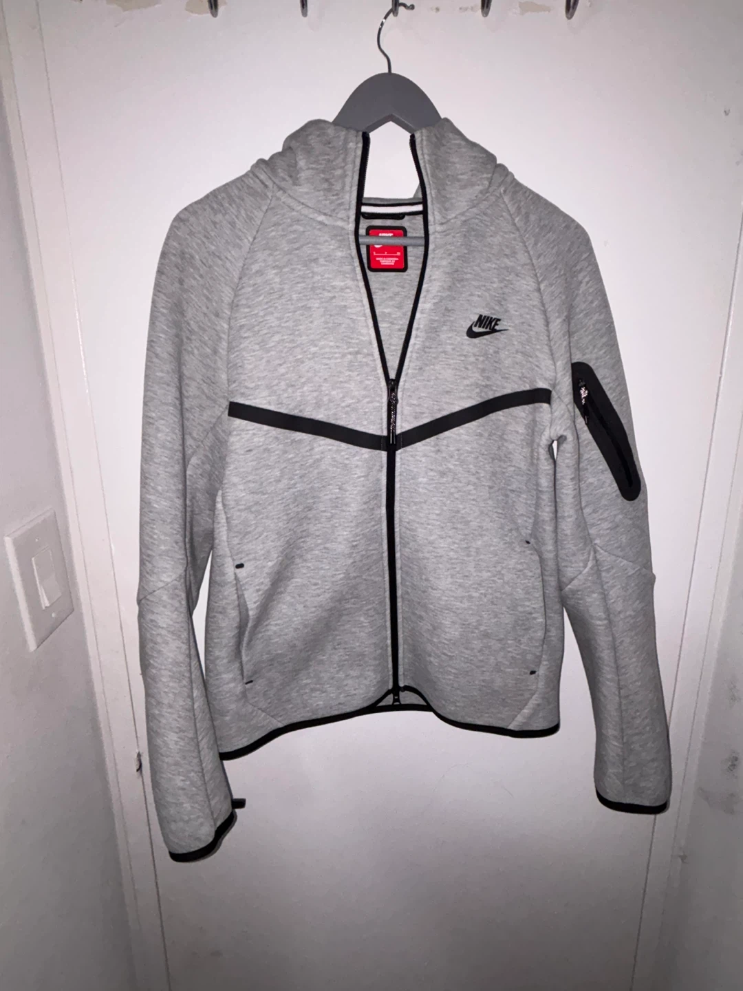 Nike Tech Fleece Full Zip Hoodie Grey
