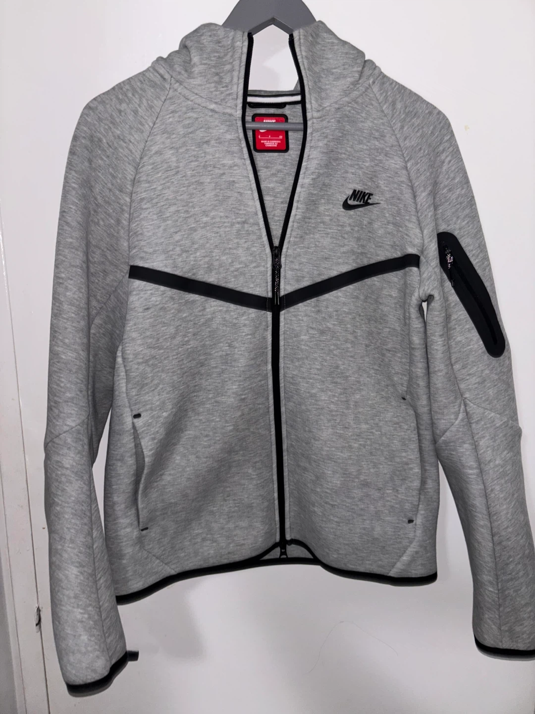 Nike Tech Fleece Full Zip Hoodie Grey - photo 2