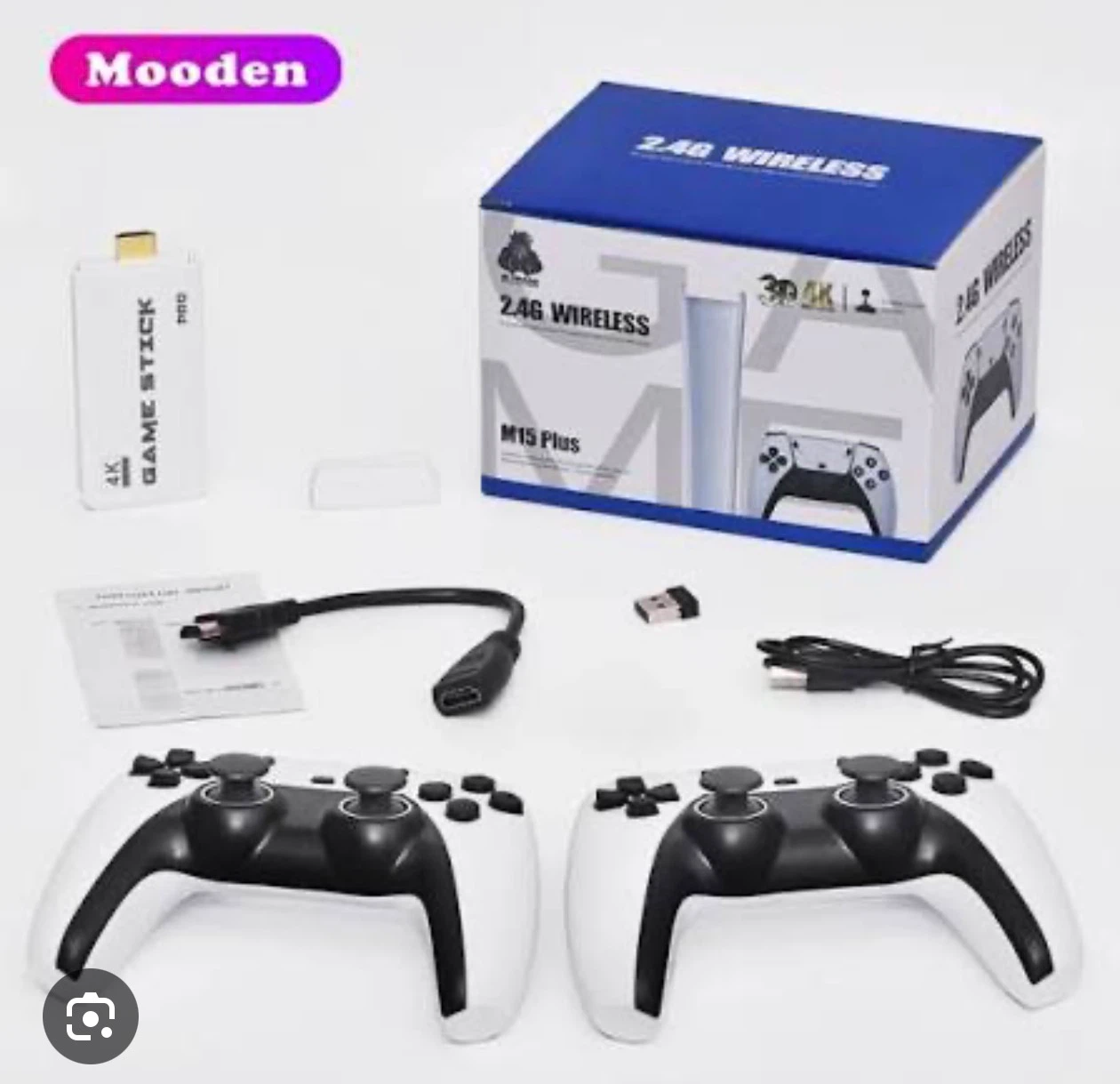 Mooden M15 Plus 4K Game Stick with Two Controllers - photo 2
