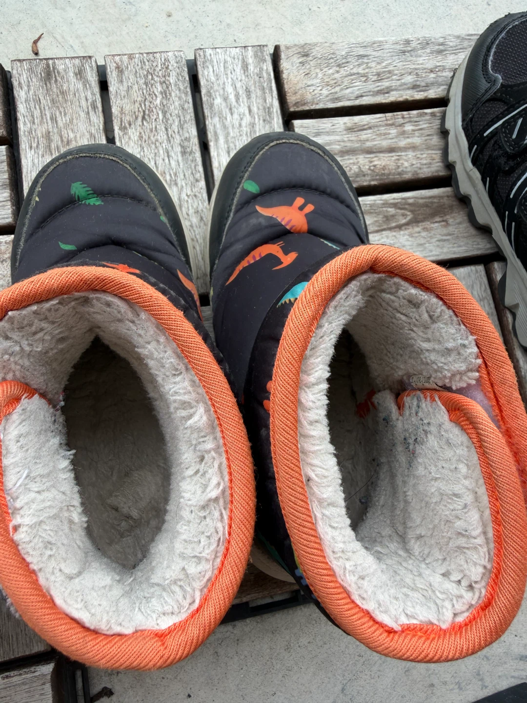 HOBIBEAR Dinosaur Snow Boots Size 11 Little Kid - photo 5