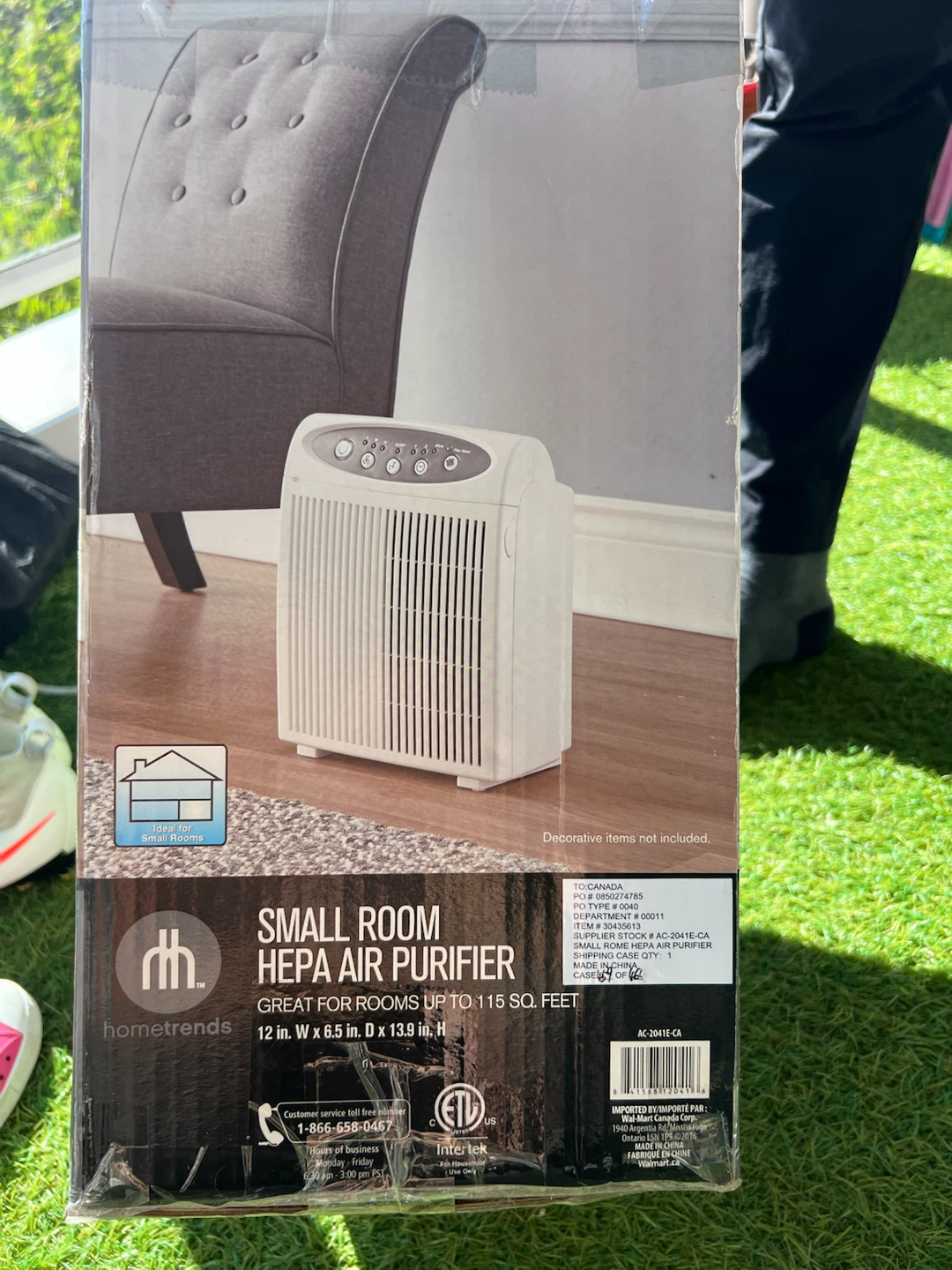 Hometrends Small Room HEPA Air Purifier - photo 3