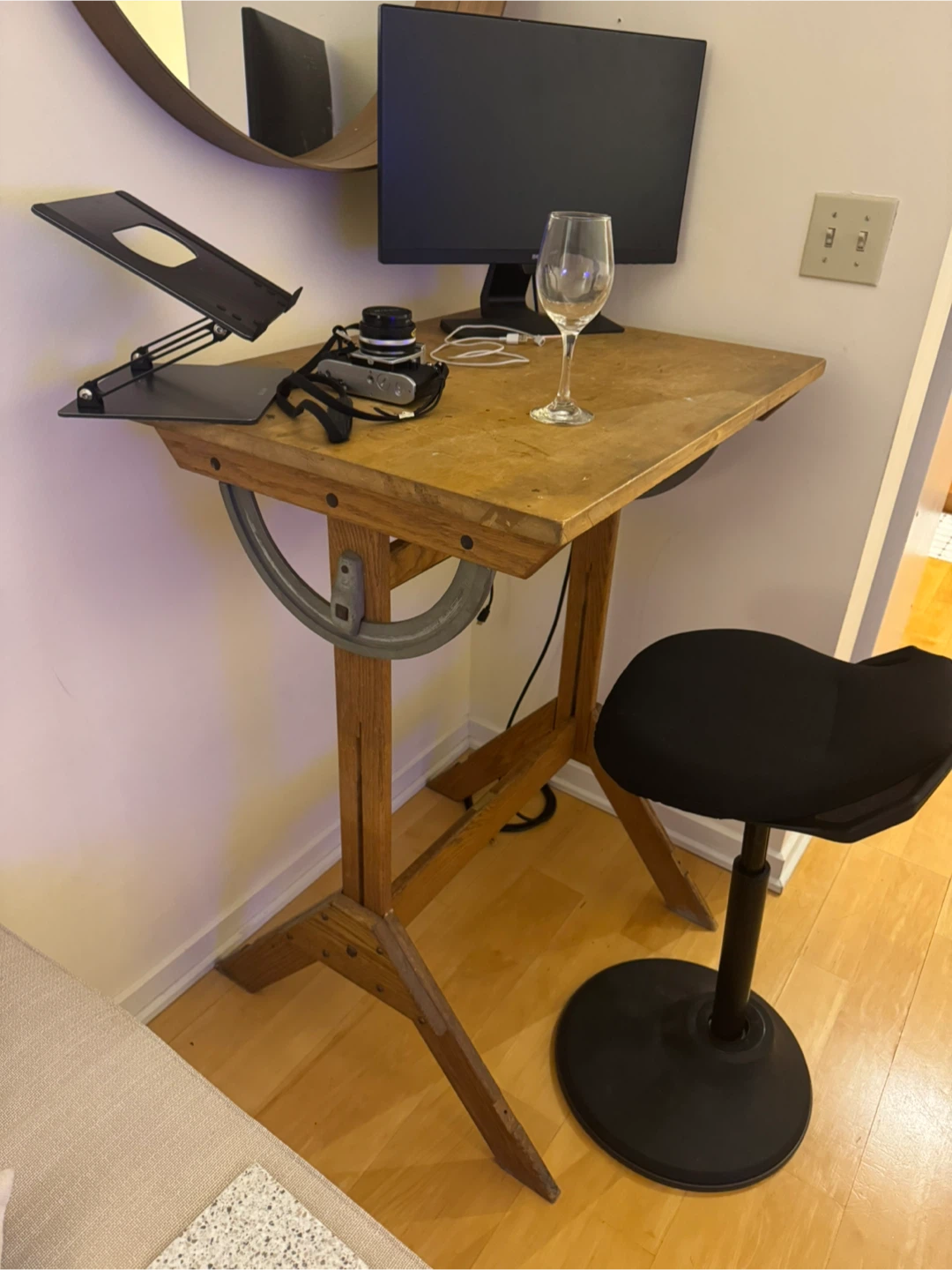 Hughes Owens Company adjustable drawing painting desk