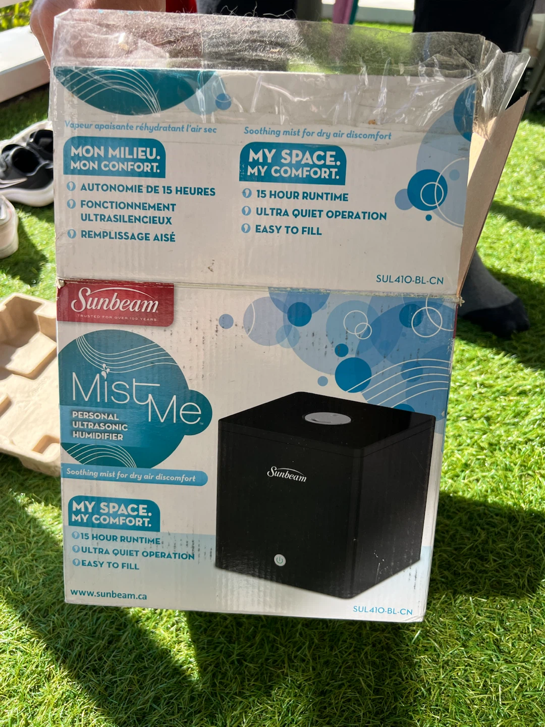 Sunbeam MistMe Personal Ultrasonic Humidifier - photo 2