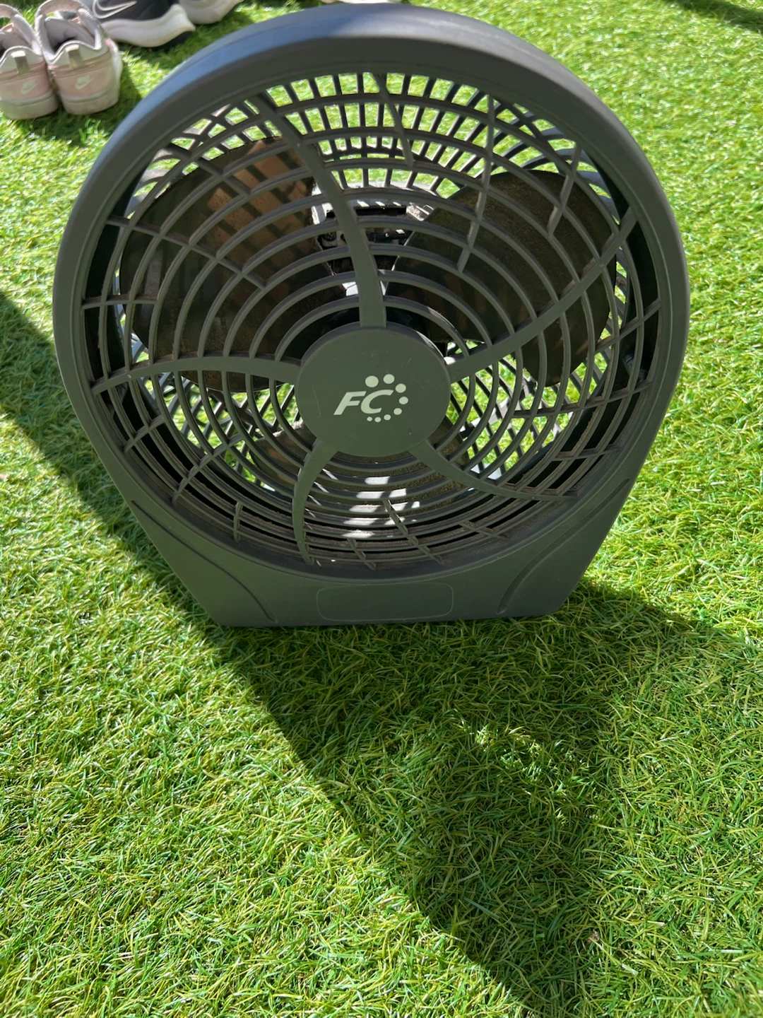 FC Portable Grey Desk Fan
