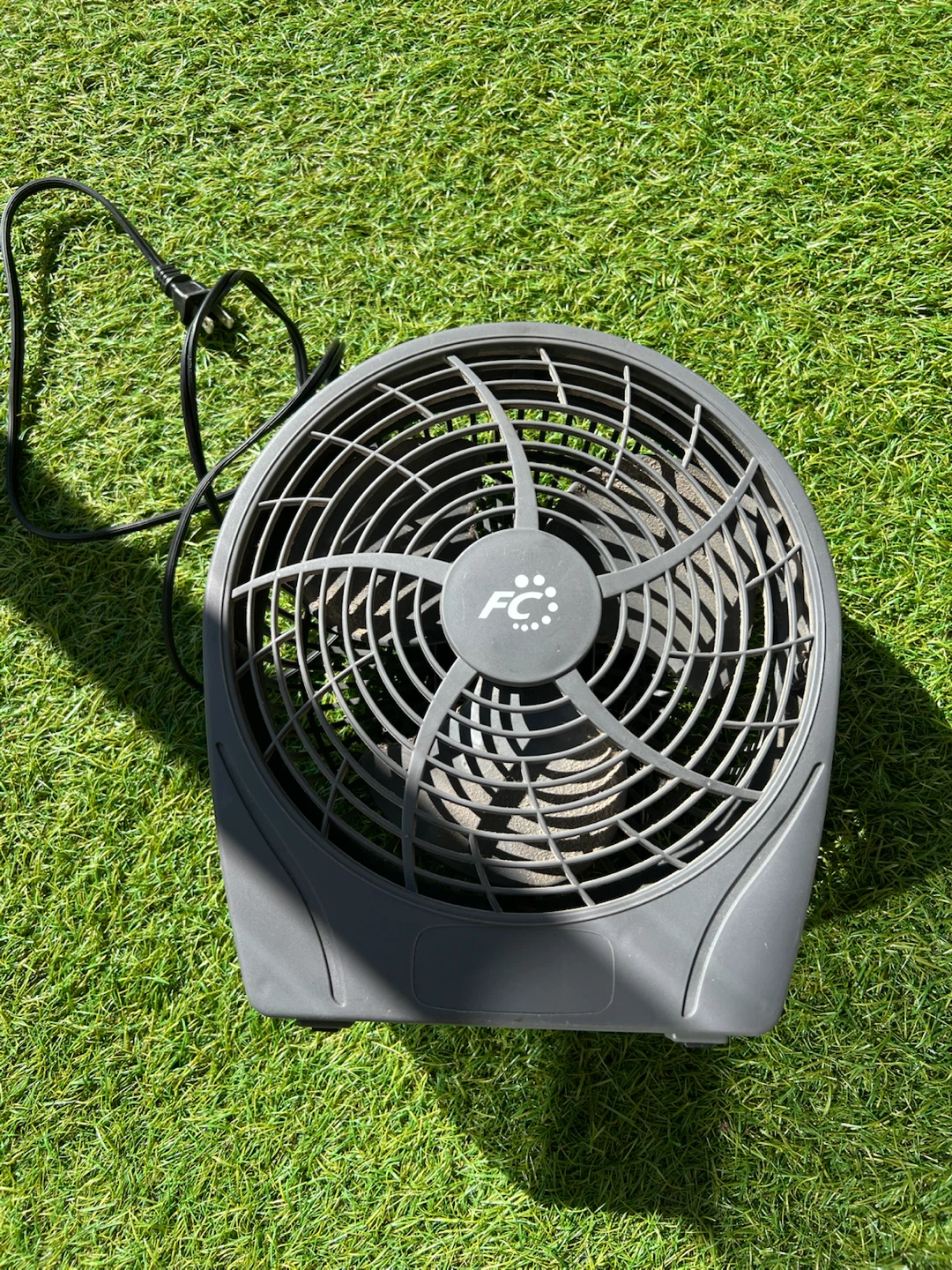FC Portable Grey Desk Fan - photo 2