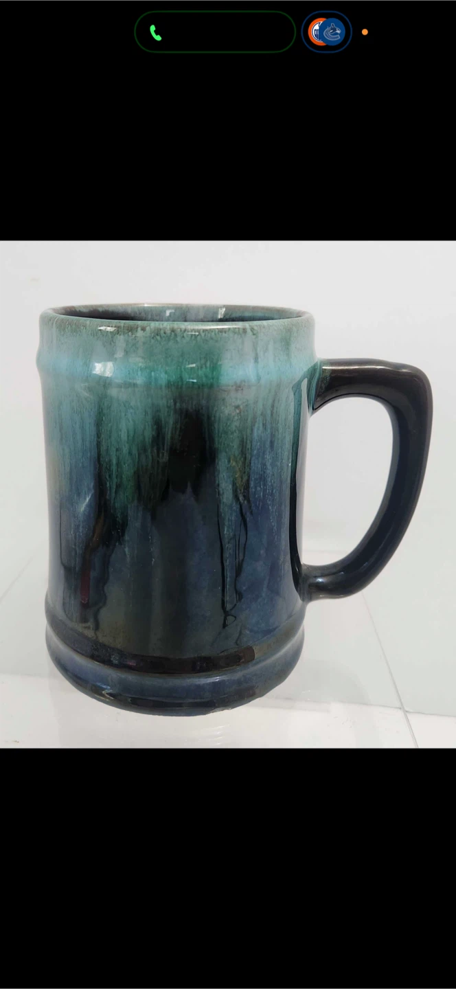 Blue Mountain Pottery Ceramic Drip Glaze Mug
