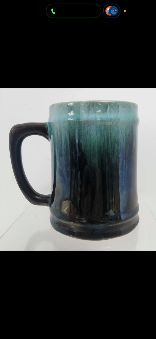 Blue Mountain Pottery Ceramic Drip Glaze Mug - photo 2