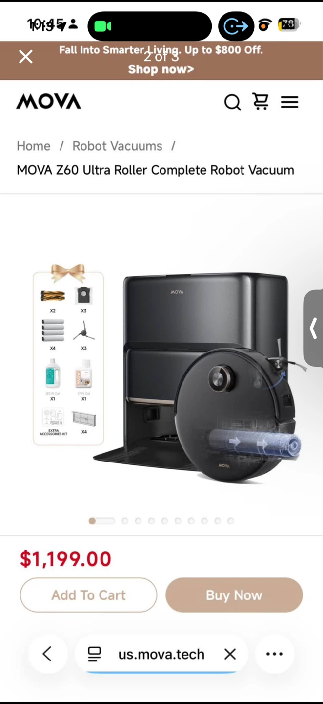 Mova Z60 Ultra Roller Complete Robot Vacuum - photo 2