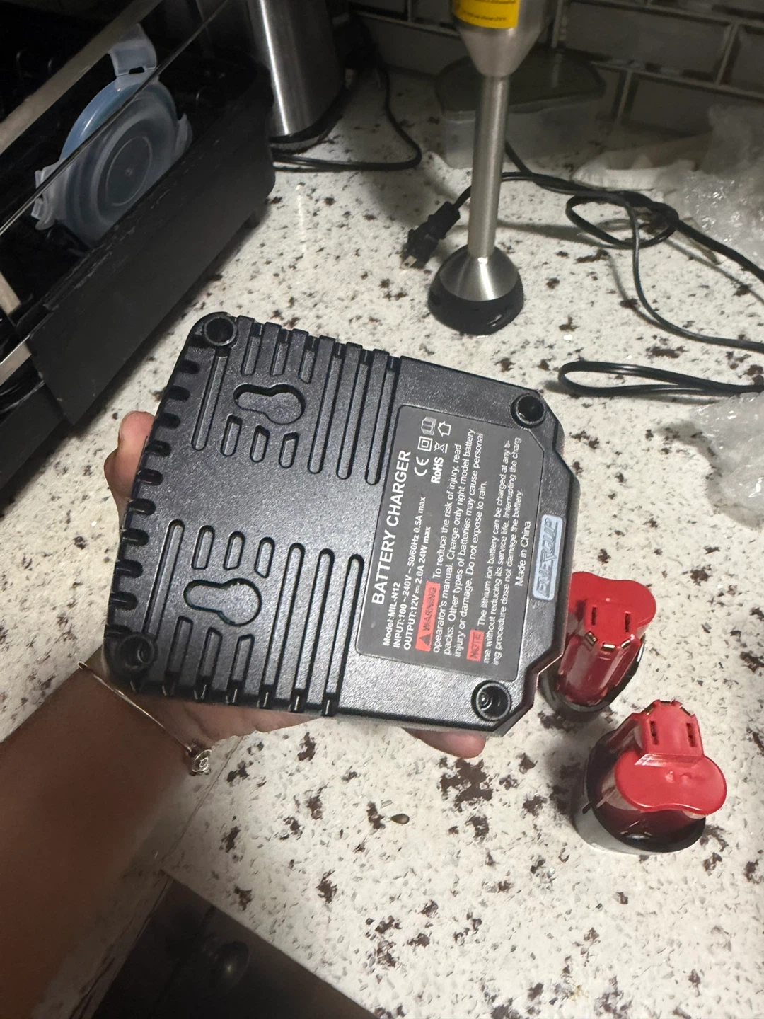 12V Battery Charger and Two Batteries - photo 2