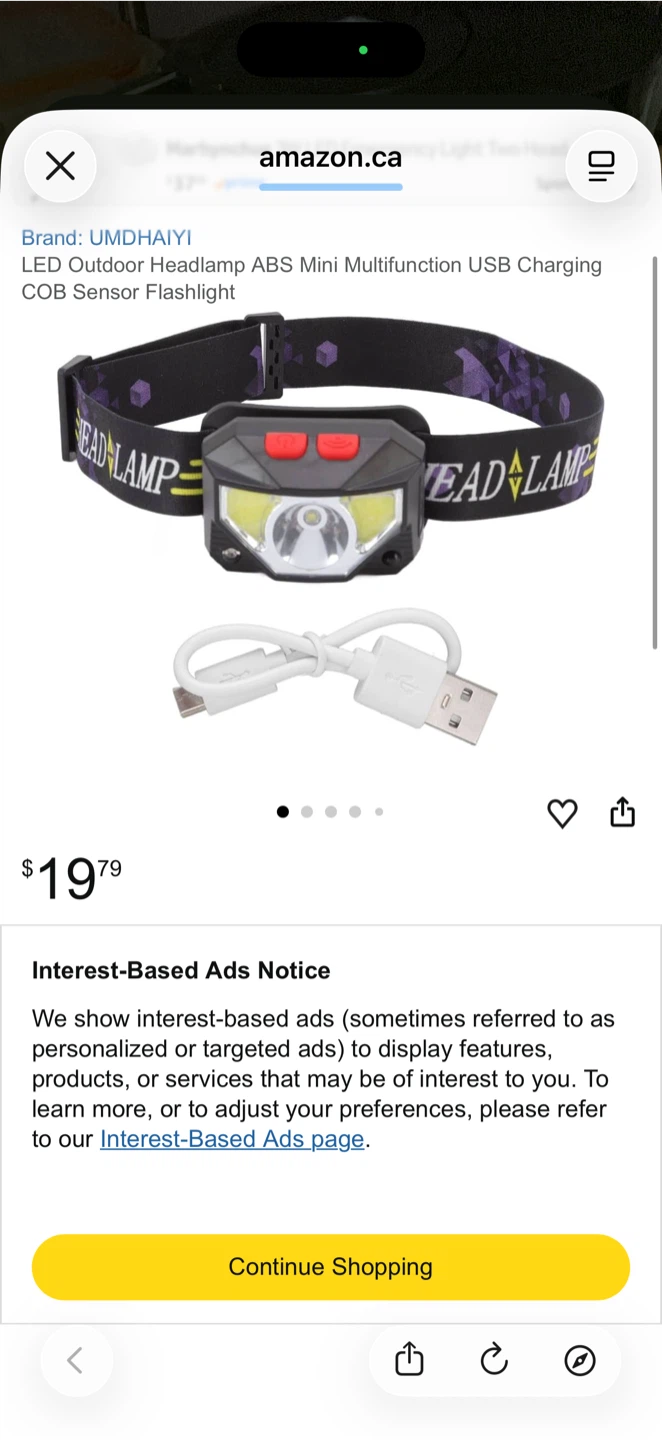 2-Pack LED Headlamps Model TG-T069