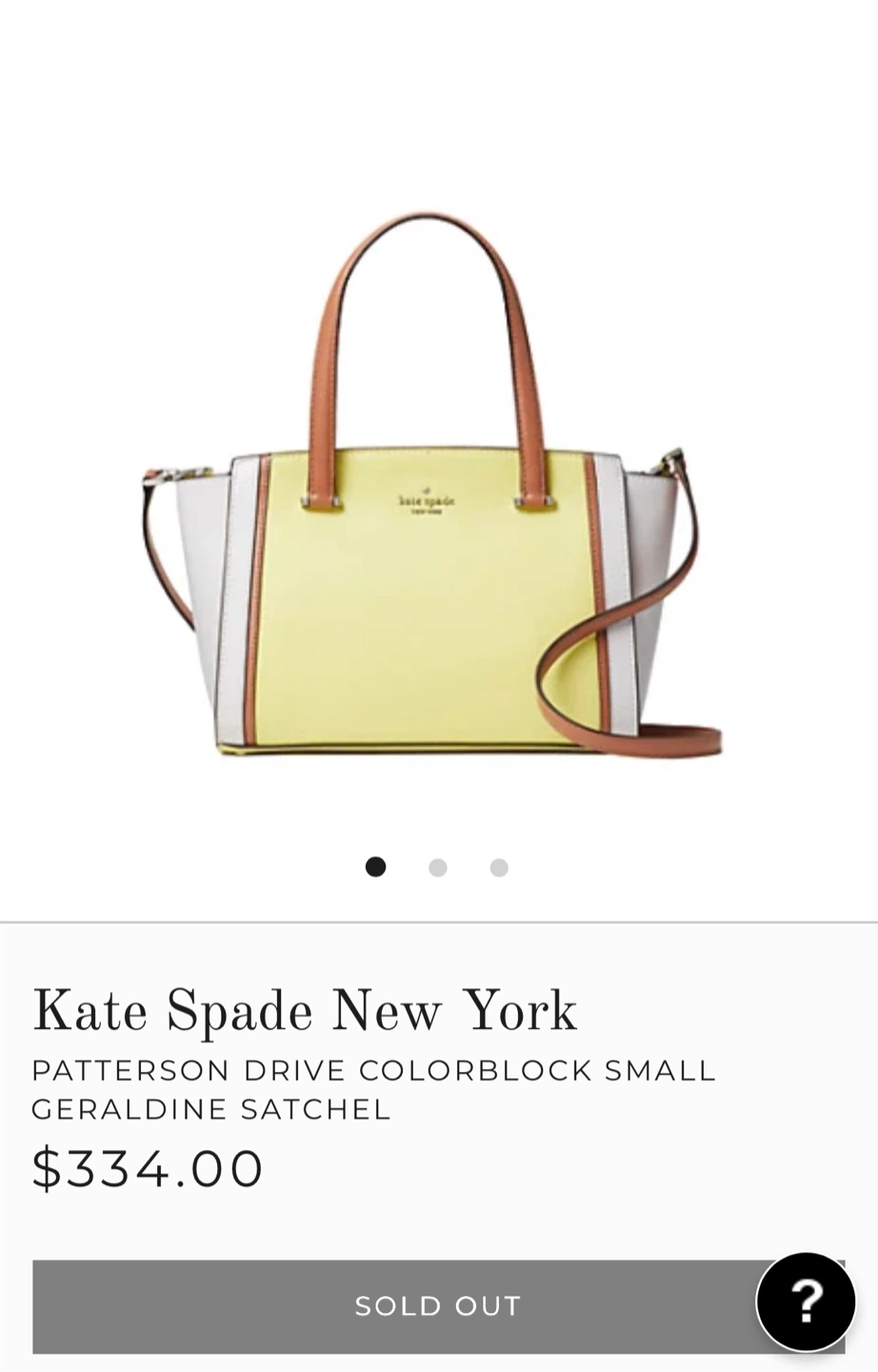 (NEVER USED) Kate Spade Patterson Drive Geraldine Satchel - photo 4