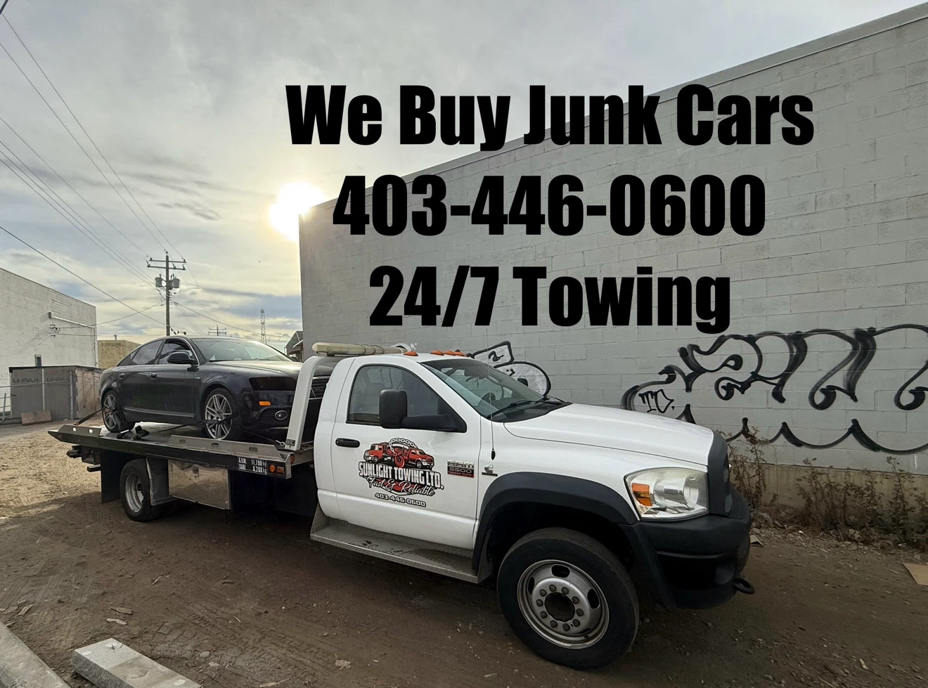 Junk Car Removal and 24/7 Towing Service