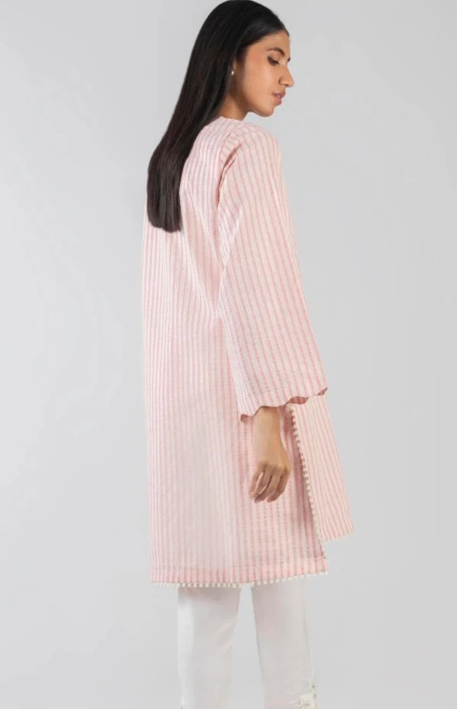 Sana Safinaz Pink Striped Kurti - photo 2