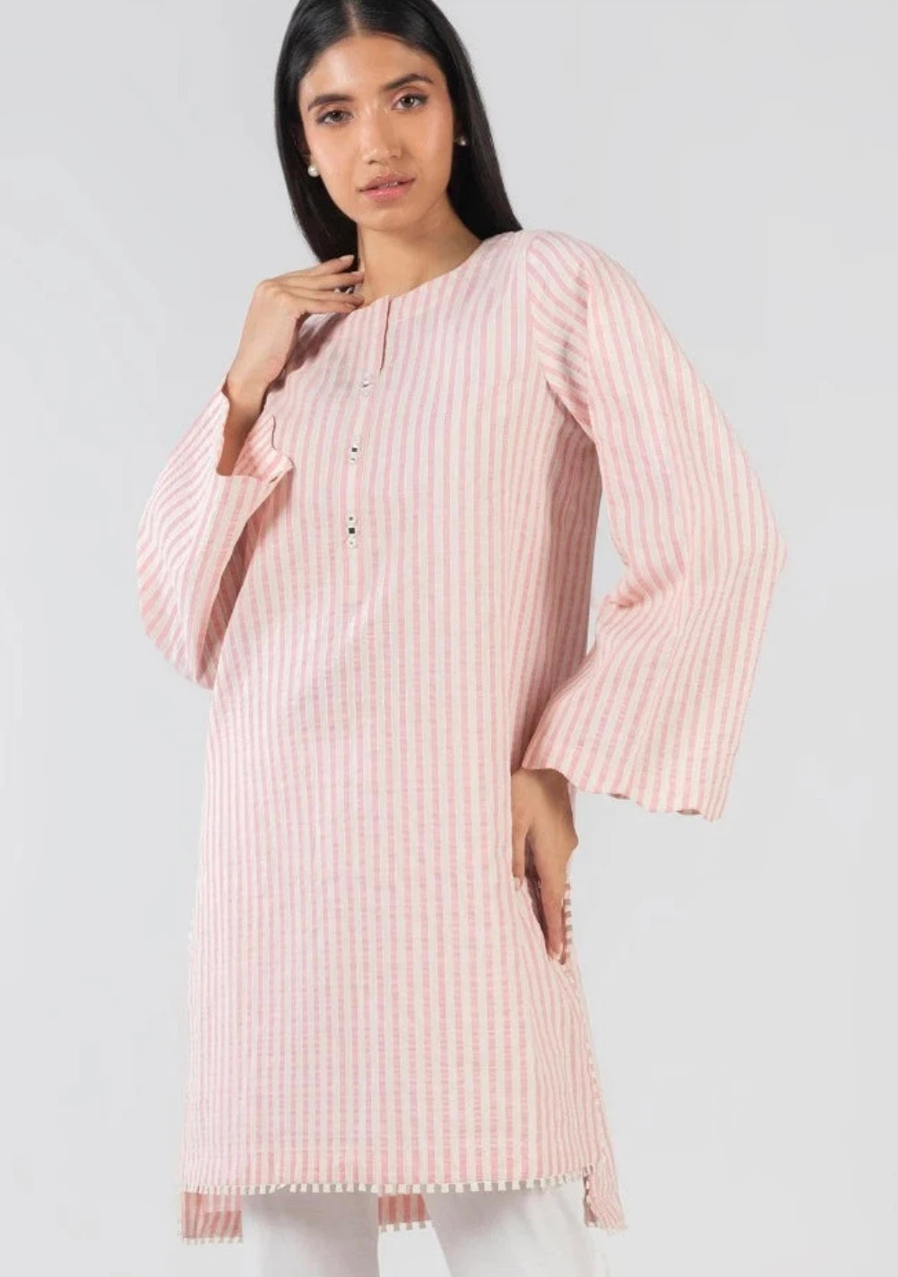 Sana Safinaz Pink Striped Kurti - photo 3