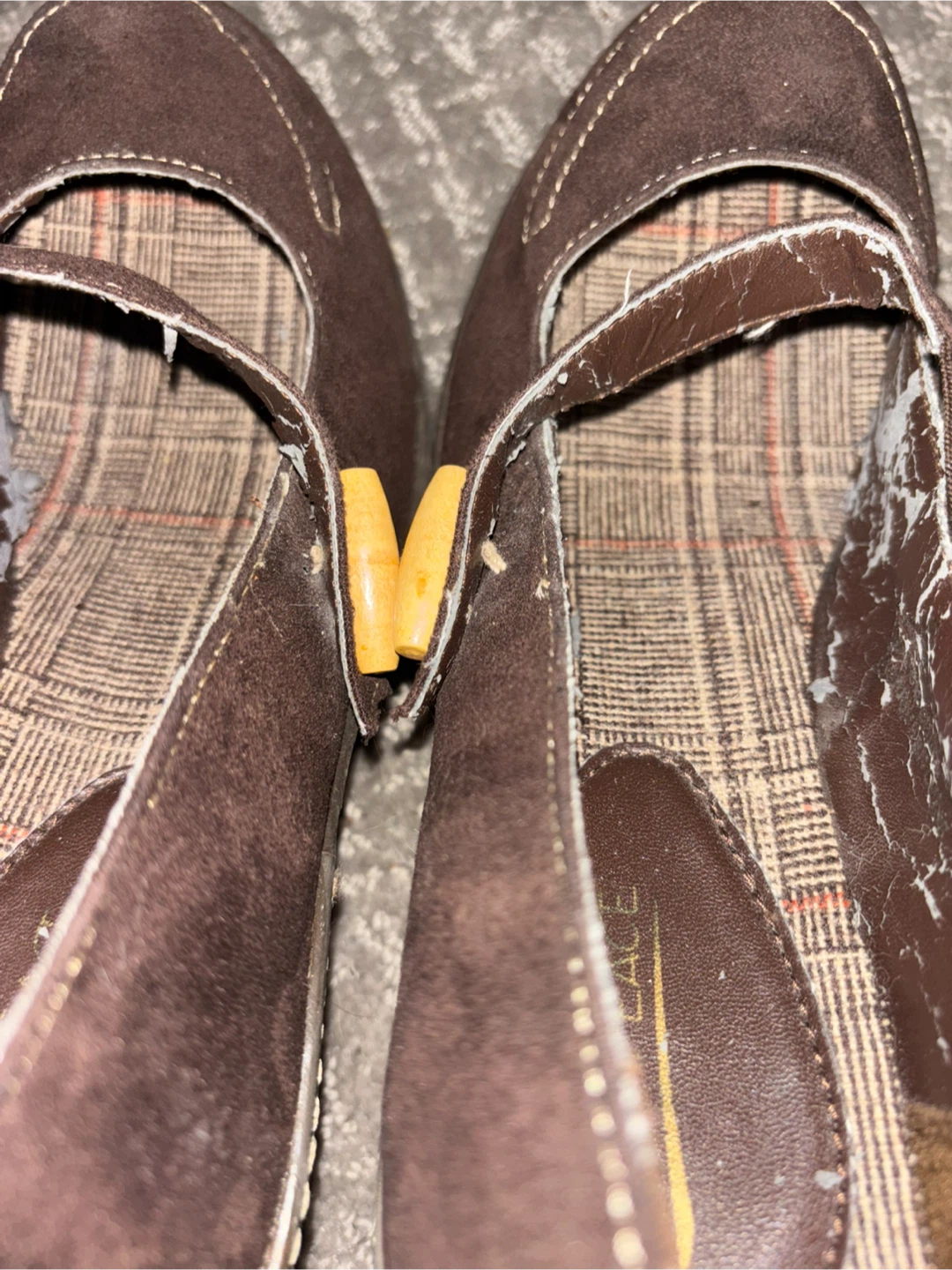 Joy & Peace Brown Mary Jane Wedges - photo 5