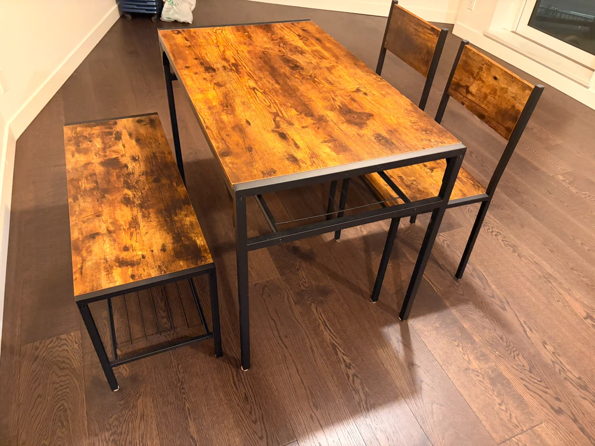 Industrial Style Dining Table Set - photo 2