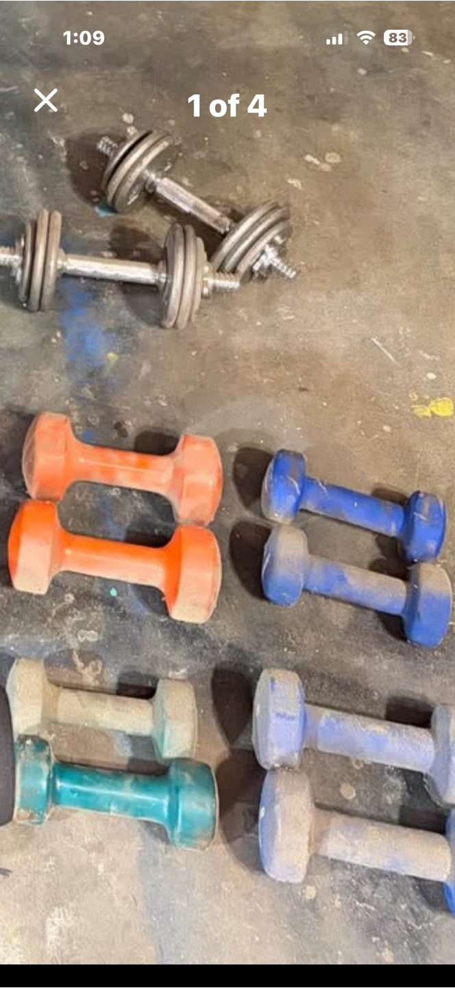 CAP Strength Weight Bench and Dumbbell Set - photo 4
