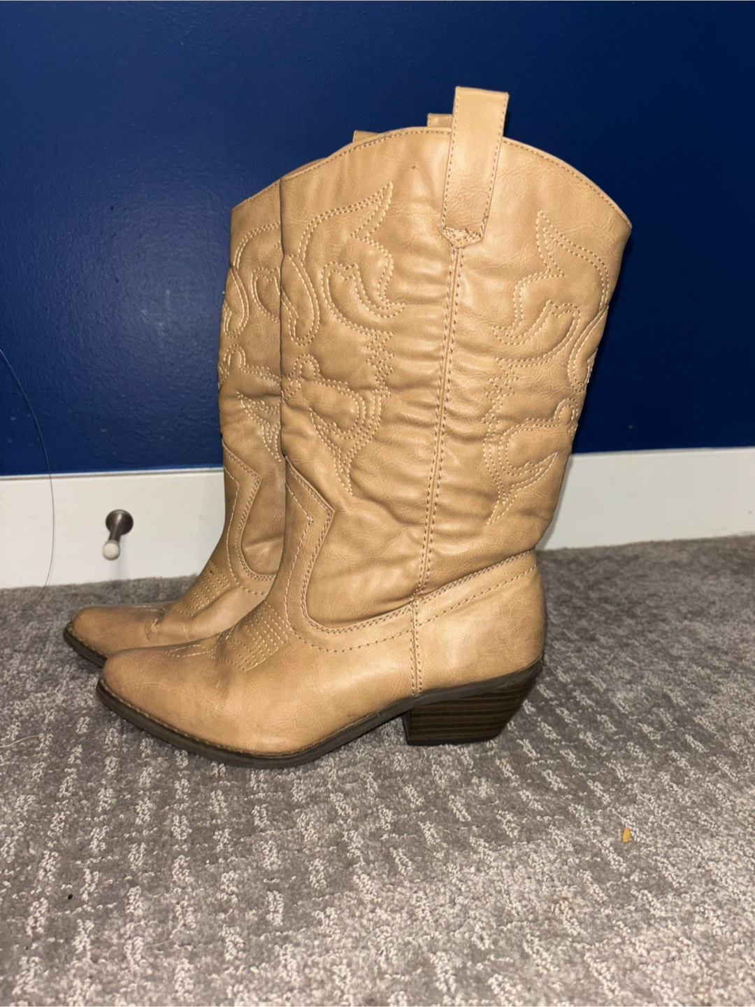 Tan Western Cowgirl Boots