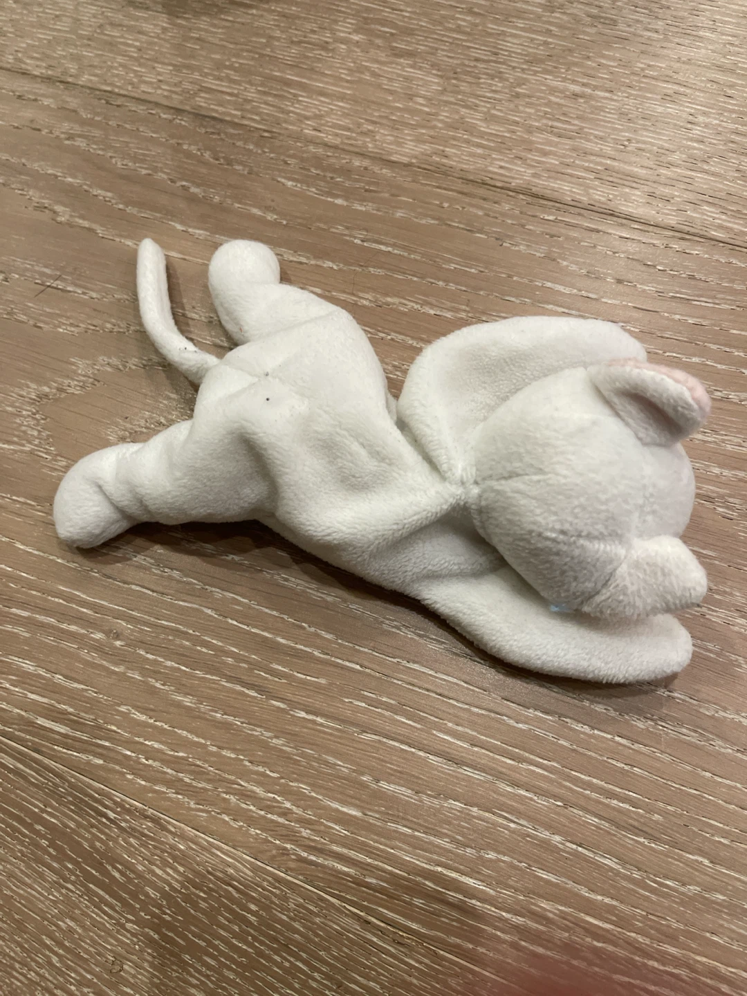 White plush cat toy - photo 2