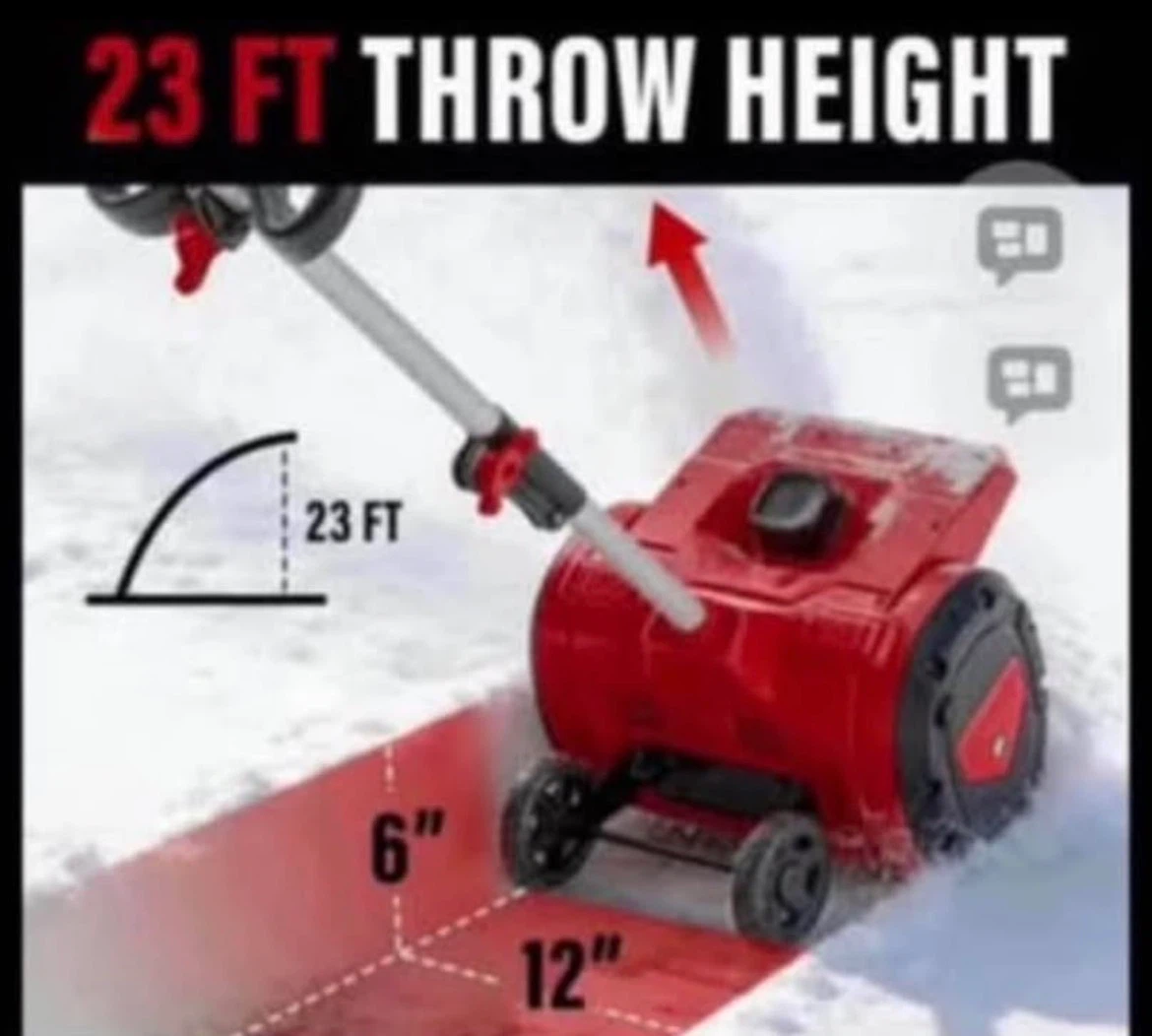 Cordless Electric Snow Shovel - photo 2