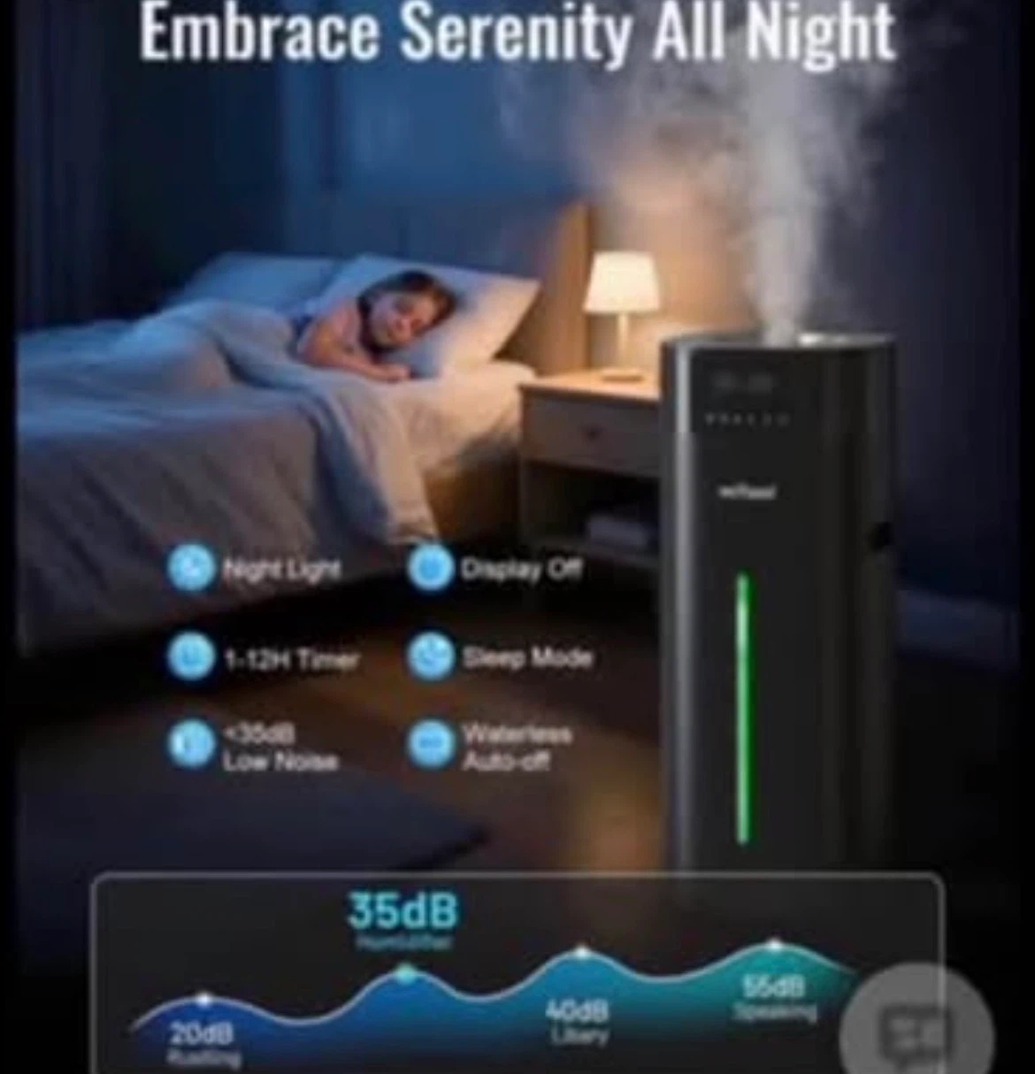 Humidifier Large Room, 5.3Gal/20L - photo 5