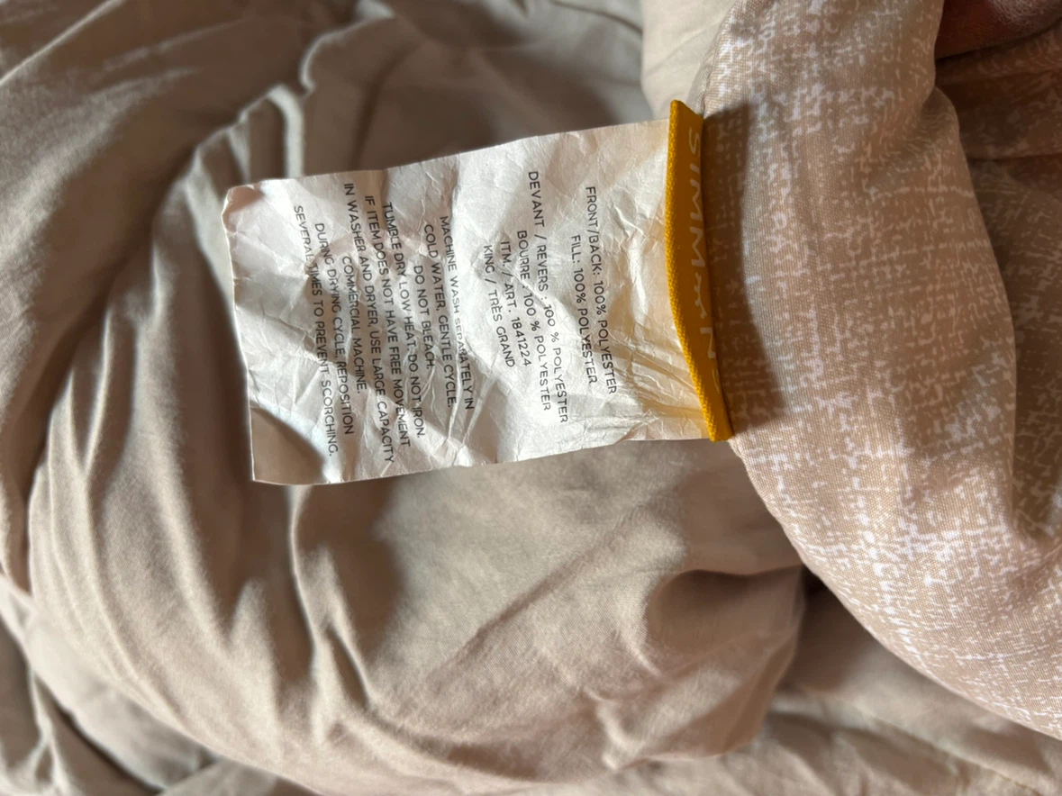 NWOT Simmons King Size Comforter - photo 2