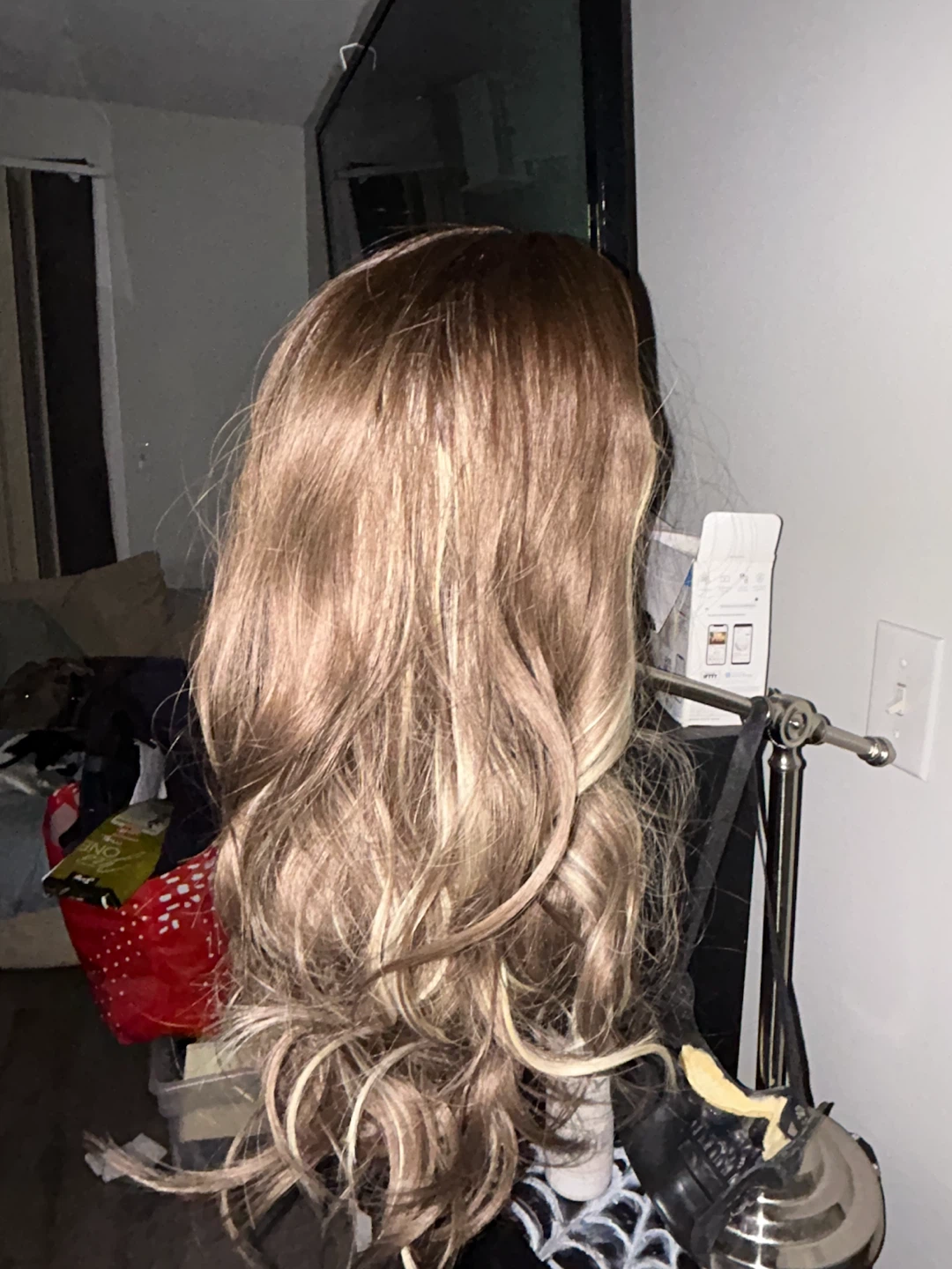 Long Wavy Light Brown Wig