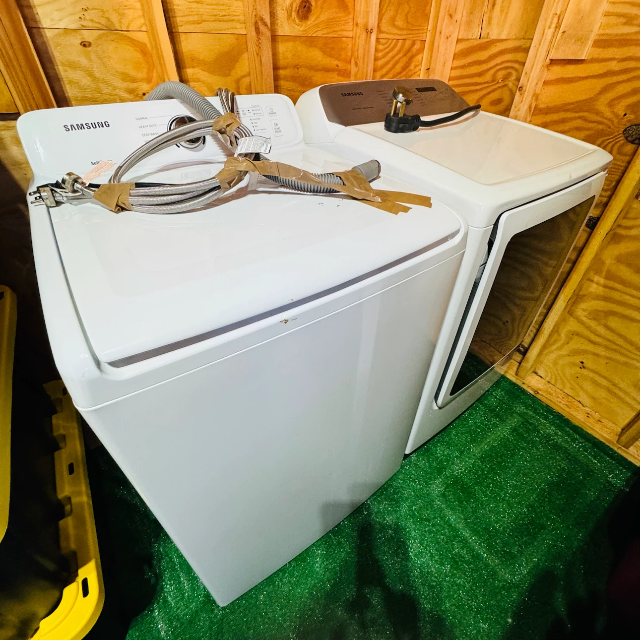 Samsung Top Load Washer and Dryer