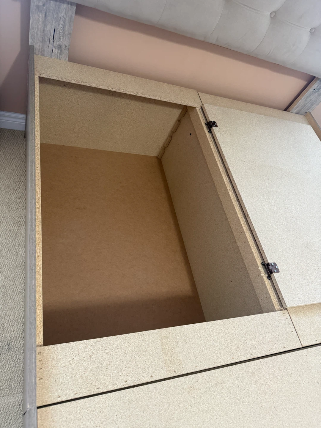 Storage bed, mattress,dresser with mirror, nighttables - photo 2