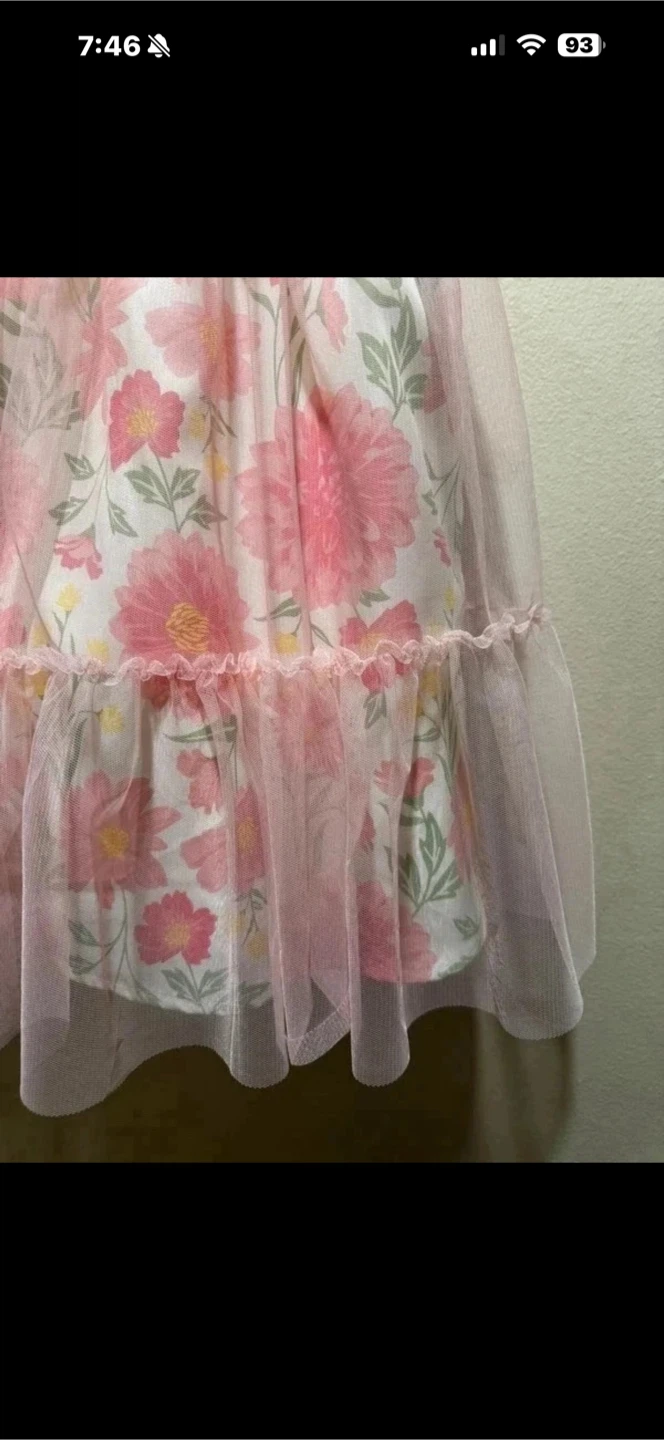 Catherine Malandrino Floral Tulle Dress + Purse & Hairclip NWT - photo 4