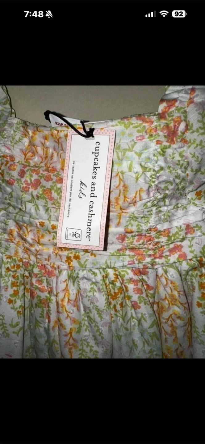 Cupcakes and Cashmere Kids Floral Dress