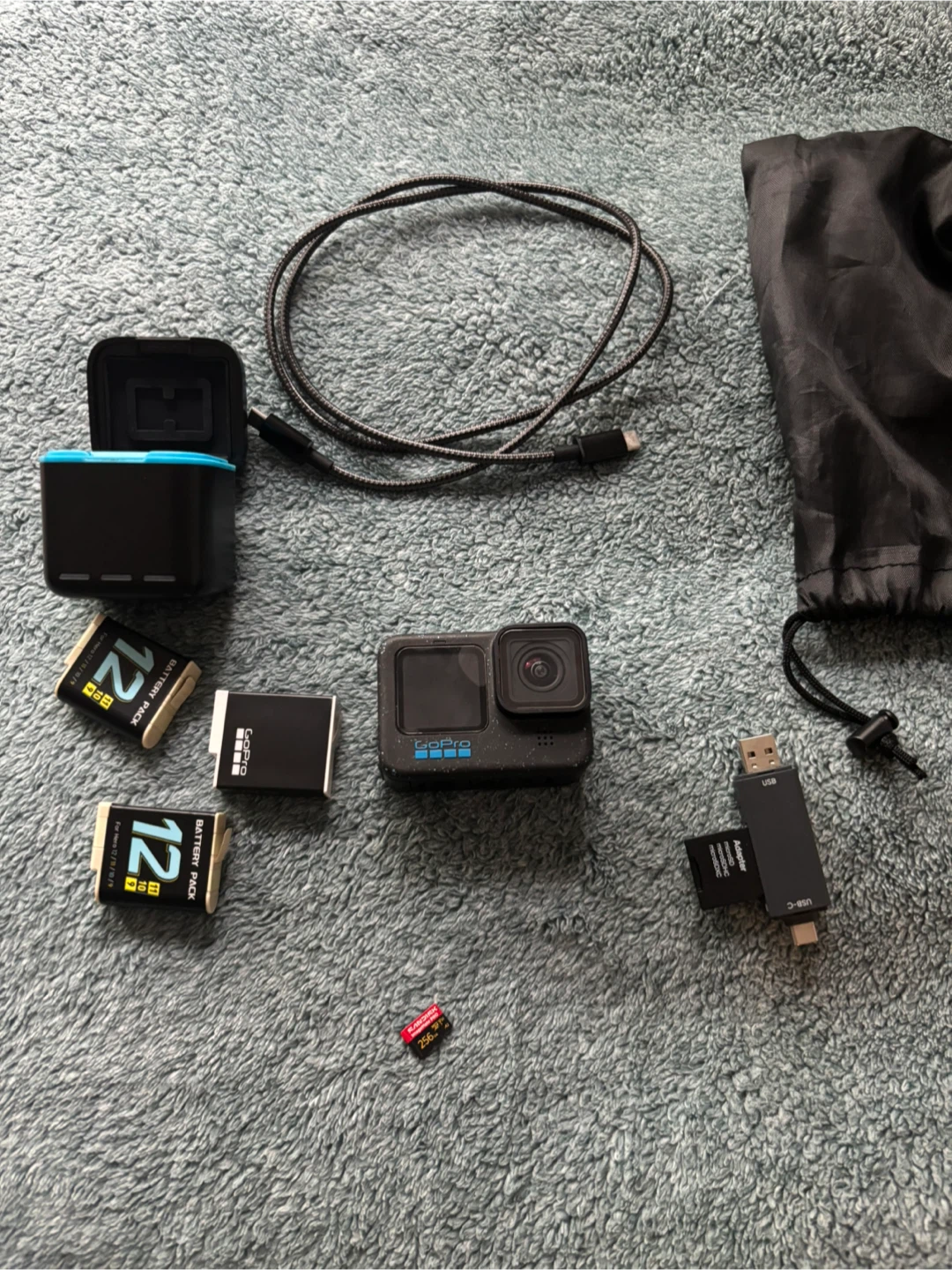 GoPro Hero 12 Black Action Camera Bundle