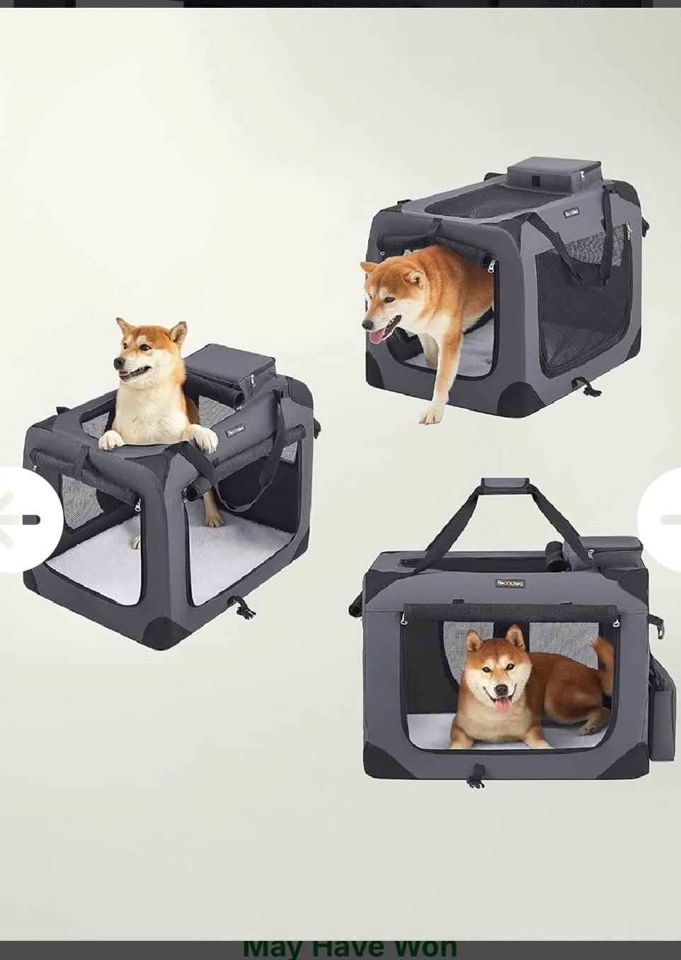Feandrea Soft Dog Crate - photo 2