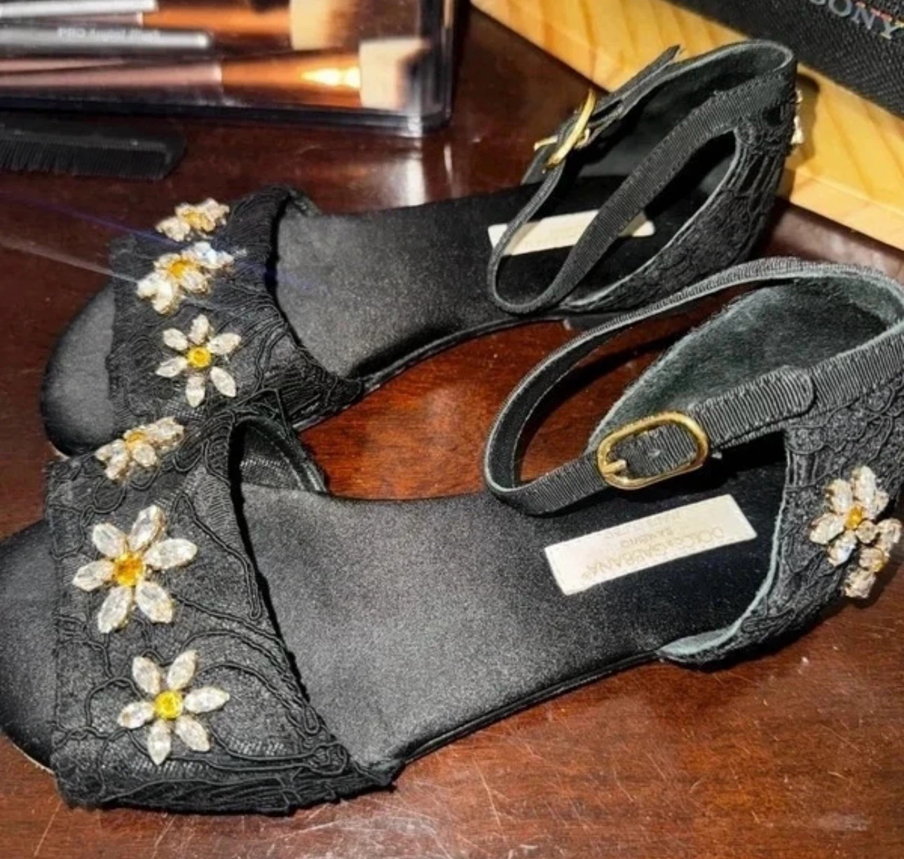 Dolce & Gabbana Bambino Black Lace Sandals - photo 3