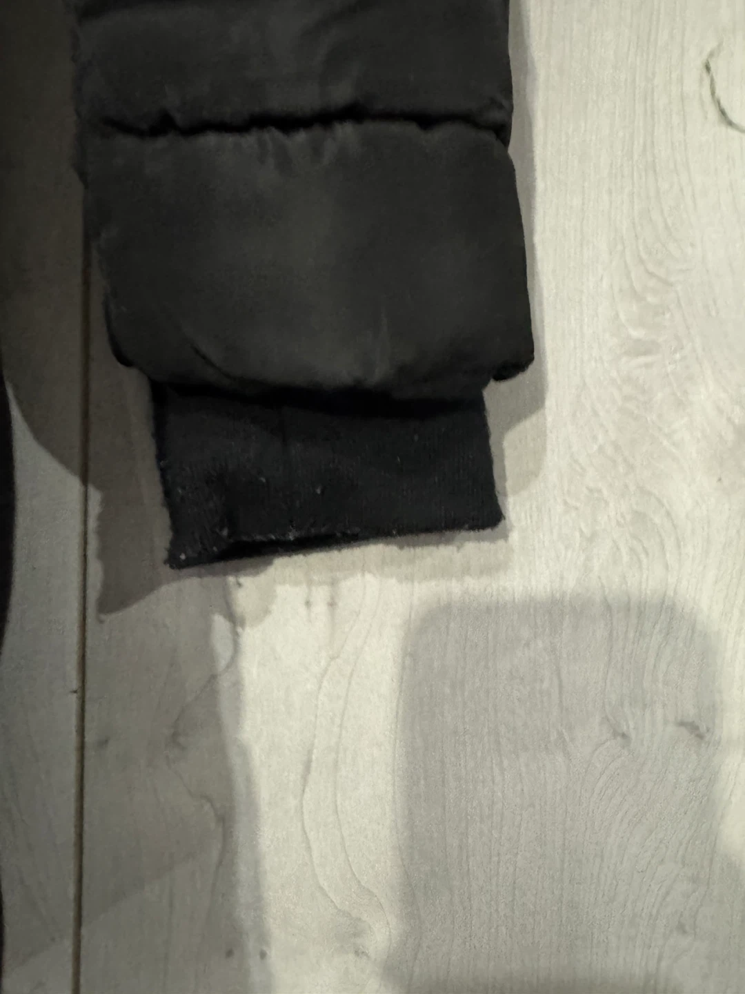 YM Black Puffer Jacket with Faux Fur Hood - photo 2