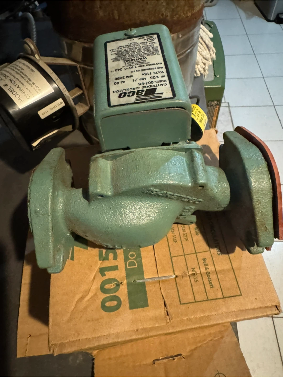 Taco 007-F5 Cartridge Circulator Pump