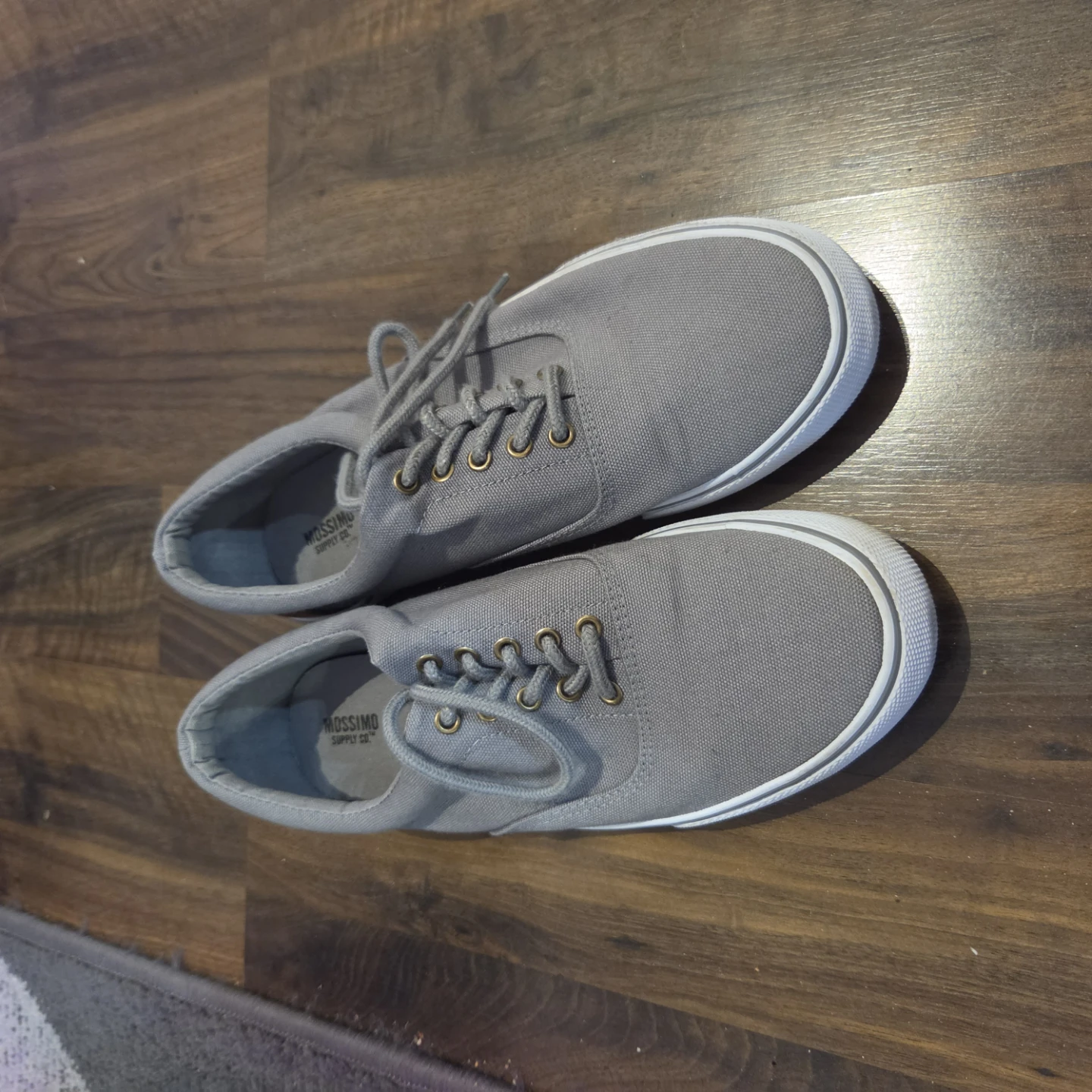 Mossimo Supply Co. Grey Canvas Sneakers - photo 4
