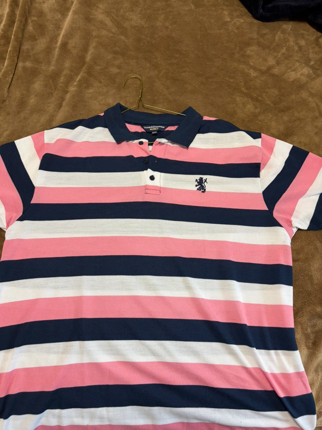 Vroom & Dreesmann Striped Polo