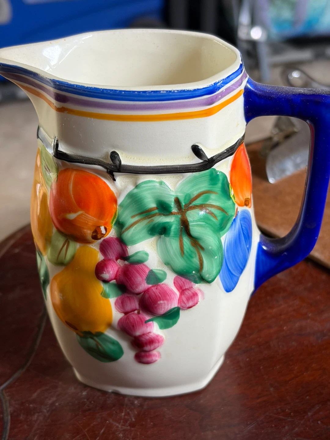 Vintage Dittmar Urbach Fruit Pitcher
