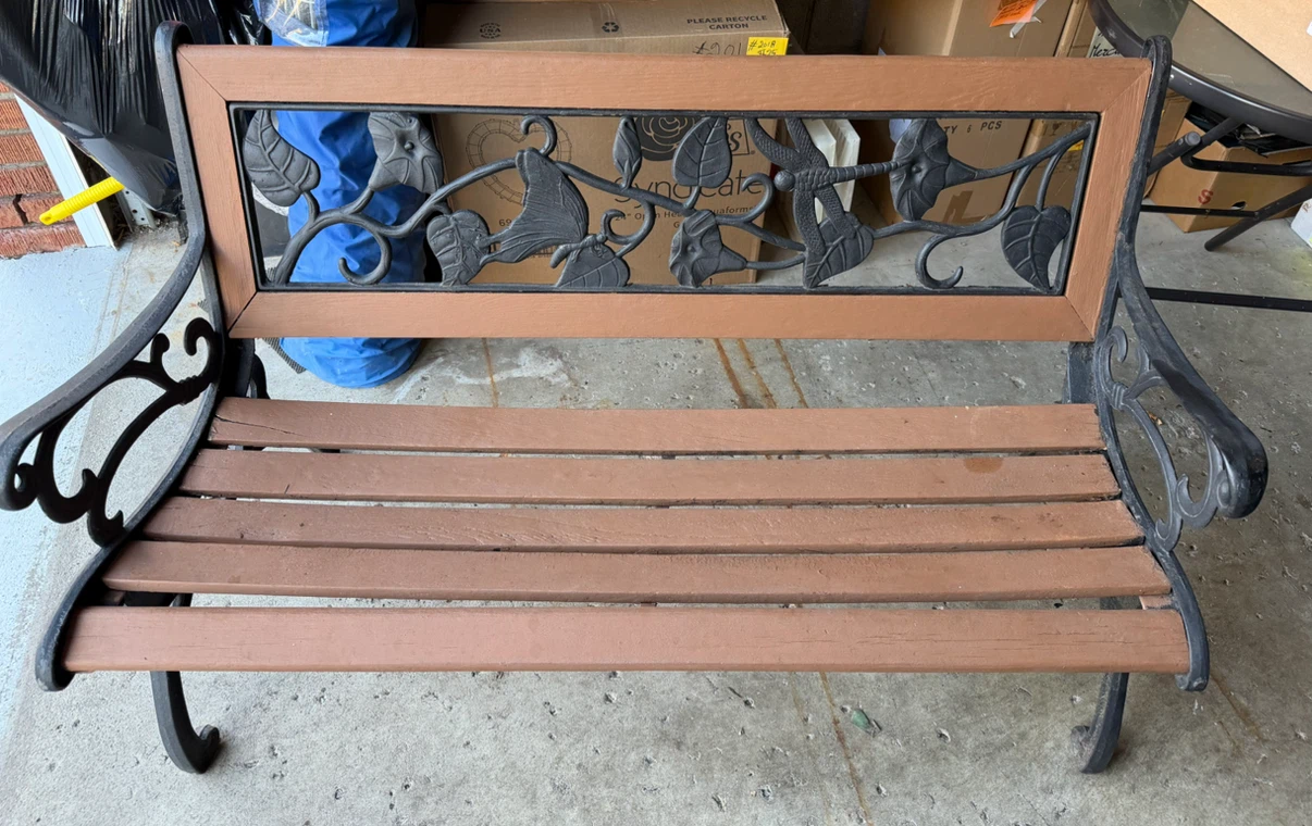 Cast iron bench - photo 2