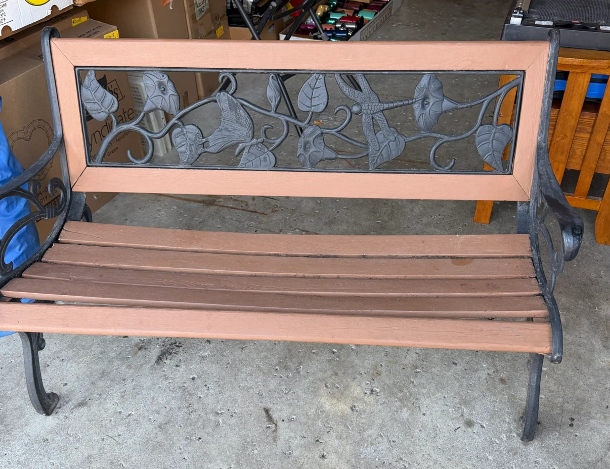 Cast iron bench - photo 3