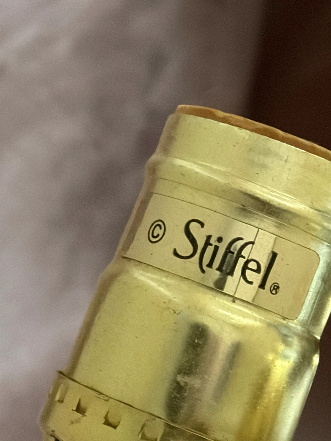 Stiffel Brass and Crystal Table Lamp - photo 2