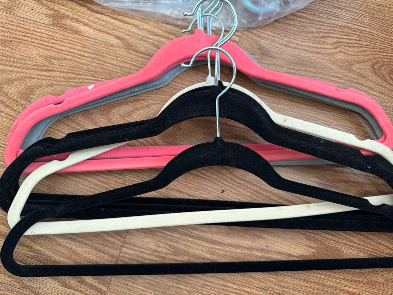 Assorted Velvet Non-Slip Clothes Hangers