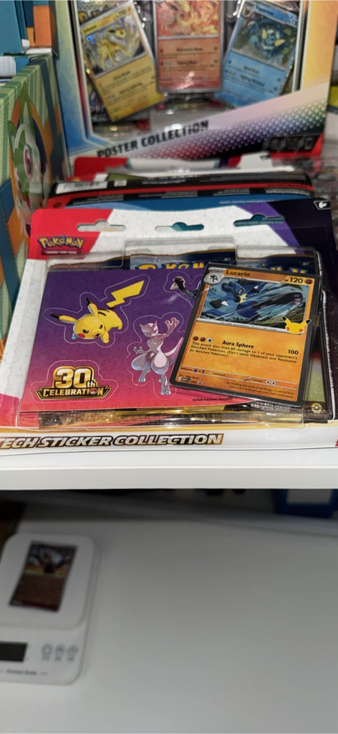 Pokemon TCG 30th Celebrations Tech Sticker Collection