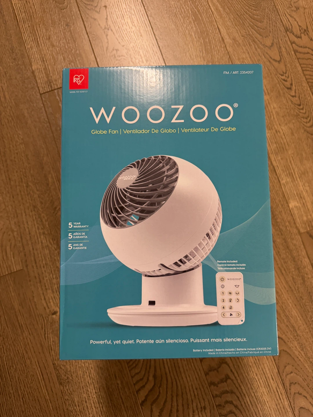 IRIS Woozoo Globe Fan